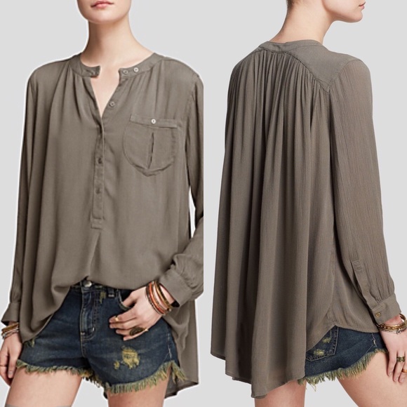 Free People Tops - Free People Boyfriend Button Down Top